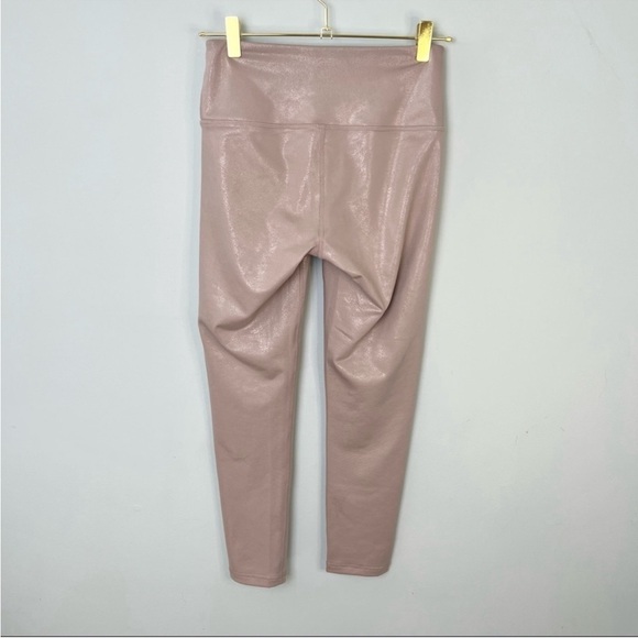 Z by Zella PINK SPHINX High Waist Laminated Leggings Size Medium - Picture 3 of 10
